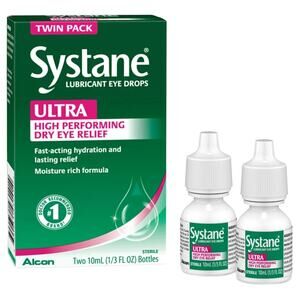 Systane ULTRA Lubricant Eye Drops 2-10mL Bottles EXP 10/2027